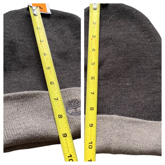Timberland Men’s Gray Combo Knit Beanie Hat New Nwt Size OS - Picture 11 of 11